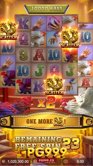 rooster rumble free spin