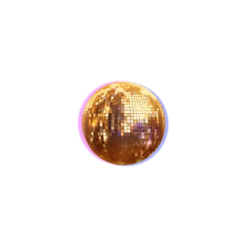 rave party fever h discoball