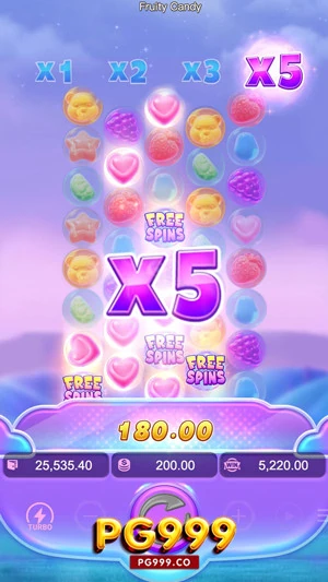fruity candy game feature